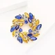 Брошь BROCHE бижутерия Венок из колосков разноцветная BRBF114442 - изображение 2