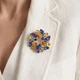 Брошь BROCHE бижутерия Венок из колосков разноцветная BRBF114442 - изображение 6