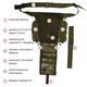 Тактичний стегновий підсумок-аптечка з системою швидкого відкриття Cordura 1000d DERBY Thigh IFAK піксель - зображення 4