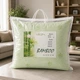 Подушка Zevs VIP Bamboo 70×70 см стьобана, наповнювач штучне бамбукове волокно, чохол мікрофібра - зображення 1