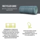 Екологічний масажний циліндр TriggerPoint Recycled GRID 1.0 із перероблених матеріалів , 33 см ( 22386 ) - зображення 4