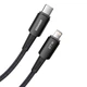 Кабель Essager Type-C – Lightning 27W швидка зарядка iPhone, 2м, чорний - зображення 8