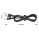 Кабель Essager USB-A Lightning 2.4A для iPhone та iPad, 1м, чорний - зображення 9