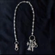 Ланцюжок з хрестом та мечем на джинси сумку Chrome Hearts style сріблястий панк хіп-хоп стрітвер готика Y2K 45 см - изображение 4