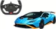 Машинка Rastar Lamborghini Huracan STO 1:14. Голубой - изображение 1
