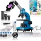 Мікроскоп Bresser Junior Biolux SEL 40x-1600x Blue з адаптером для смартфона (8855600WXH000/11188) - зображення 2