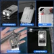 Ліхтар-брелок Boruit V10 EDC акумуляторний світлодіодний 1000 Lm, УФ-підсвітка, Type-C, IPX6, Прозорий (BORUIT-V10WHITE) - зображення 2