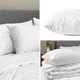 Подушка Ideia Antistatic Sleep 50х70 см чехол с стежкой и молнией искусственный пух в сумке 8-36060 - изображение 4