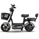 Электровелосипед EVOBIKE Nova MINI AGM (48V/12Ah) 500W графитовый, с пассажирским сиденьем, корзиной и дисплеем, серого цвета - изображение 2