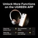 Навушники Ugreen HP207 Studio Plus Active Noise Cancelling Bluetooth 6.0 Over-ear Silver Brown (UGR-75629) - зображення 12
