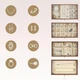 Шкатулка для хранения украшений 5 ярусов 23.5x13.5x17 см Коричневая органайзер для бижутерии из акрила и велюра под дерево - изображение 7