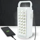 Ліхтар Almina DL-2424 24 LED переносна лампа з повербанком вбудований акумулятор - изображение 2