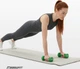 Гантель для фітнесу EasyFit 1 кг 1 шт. з вініловим покриттям цільна лита нерозбірна Зелена (EF-0010-G) (56003011) - зображення 7
