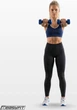 Гантель для фитнеса EasyFit 1.5 кг 1 шт. с виниловым покрытием цельная литая неразборная Синяя (EF-0015-BL) (56003012) - изображение 7