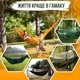 Сверхлегкий туристический гамак для кемпинга NATUREFUN, грузоподъемность 300 кг (275 x 140 см) дышащий нейлоновый парашют 2 x премиальные карабины, 2 x нейлоновые веревки в комплекте. Зеленый - изображение 7