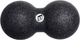 Массажный мячик двойной EasyFit DuoBall EF-2001 EPP 16х8 см мяч для массажа и МФР массажер для спины, ног, рук, шеи и стоп Черный (56000745) - изображение 1