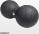 Массажный мячик двойной EasyFit DuoBall EF-2001 EPP 16х8 см мяч для массажа и МФР массажер для спины, ног, рук, шеи и стоп Черный (56000745) - изображение 9