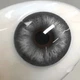 Серые контактные линзы с диоптриями ELITE Lens Кукольные Серые NEW 2 шт. -1.0 - изображение 4