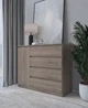 Комод в спальню MebelStar Нео 1Д4Ш 120x43x98 см Трюфель (MBS-1057) - зображення 1