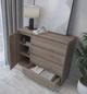 Комод в спальню MebelStar Нео 1Д4Ш 120x43x98 см Трюфель (MBS-1057) - зображення 3
