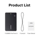 Трекер Bluetooth UGREEN CM915 Finder Slim Pro Android (Find Hub) и iOS (Apple Find My) для iPhone, Samsung, Xiaomi, Oppo, OnePlus срок службы батареи 5 лет, IP68 Black (75644) - изображение 14