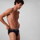 Мужские трусы слипа Calvin Klein набор 3 штуки синего цвета размер XL - изображение 4