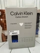 Мужские трусы слипа Calvin Klein набор 3 штуки синего цвета размер XL - изображение 7