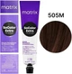 Крем-краска Matrix Socolor Beauty Extra Coverage Pre-Bonded для седых волос 505M светлый шатен Мокка 90 мл - изображение 1
