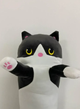 Мягкая игрушка Кот Батон 110 см Подушка Обнимашка Черный - изображение 2