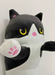 Мягкая игрушка Кот Батон 110 см Подушка Обнимашка Черный - изображение 4