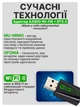 Адаптер Wi-Fi 6 + Bluetooth 5.4 900Мб/с для ПК и ноутбука AX900 двухдиапазонный 2.4G + 5G USB 3.0 WIFI вайфай модуль и блютуз для компьютера и ноутбука, внешняя сетевая карта 5ГГц + антенна - изображение 5