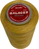 Нить вощеная плоская Galaces 0.8 мм 270 м для ручного шитья кожи и обуви — Охра желтый (004) - изображение 2