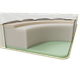 Матрас ортопедический Homefort «Gold» 80х190 см Белый (347682510) - изображение 4