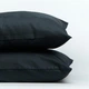 Набір наволочок Moon&Star Satin Stripe Deep Black 40х40 2 шт (MS-840002694) - зображення 1