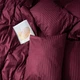 Набір наволочок Moon&Star Satin Stripe Burgundy Luxe 50х50 2 шт (MS-840002678) - зображення 3