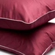Набір наволочок Moon&Star Сатин Premium Red Wine Corner 50х50 2 шт (MS-840002588) - зображення 3