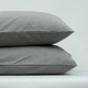 Набор наволочек Moon&Star Вареный хлопок Grey Comfort 40х40 2 шт (MS-840002328) - изображение 1