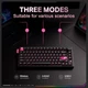 Беспроводная игровая клавиатура Onikuma MT706 Tri Mode механическая RGB, 2.4G/BT/Type-C (ENG) Черный - изображение 4