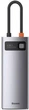 Док-станция Baseus Metal Gleam Series 6-in-1 Multifunctional Type-C HUB Docking Station (CAHUB-CW0G) - изображение 2