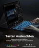Чехол клавиатура с подсветкой для iPad Air 4 - Немецкая раскладка QWERTZ - изображение 5