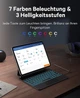 Чехол клавиатура Earto для iPad Pro 11 M4 2024 с трекпадом, подсветкой и немецкой раскладкой QWERTZ - изображение 6