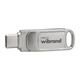 USB флеш накопитель Wibrand 64GB Bee Silver USB 3.2/Type-C (WI3.2TC/BE64TC039S) - изображение 2