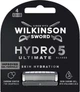 Сменные картриджи (кассеты лезвия) для бритья Wilkinson Sword Hydro 5 ULTIMATE skin gidration - 4 шт - изображение 2