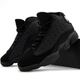 Кроссовки женские и мужские Ni Air Jord 13 Retro Black Cat / Най аир Джорд 13 черные высокие 40 - изображение 1