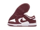 Кроссовки женские и мужские Ni Dunk Low Team Red Bordo White / кроссовки Най Данк бордовые с белым 42 - изображение 4
