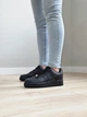Кроссовки женские и мужские Ni Air Force 1 black / кеды Най аир Форс 1 черные 43 - изображение 2