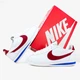 Кроссовки женские и мужские Ni Cortez White Red Blue / Най Кортез белые 37 - изображение 6