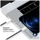Дата кабель USB-C to USB-C 2.0m (braided cotton) (PD Fast Charging 60W) 3.0А black ColorWay (CW-CBPDCC068-BK) - зображення 9