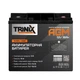 Trinix 12V18Ah/20Hr AGM Акумуляторна батарея 12В 18А*год свинцево-кислотна (44-00036) - зображення 2