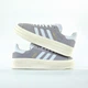 Кроссовки женские Adi Gazelle Bold Platform Grey White / кеды Ади Газель болд серые белые 39 - изображение 5